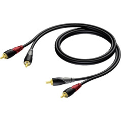 Kabelis 2x rca/cinch male - 2x rca/cinch male 3 m - cla800/3