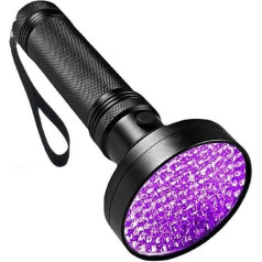 UV-LED-Licht LED UV Taschenlampe Ultraviolett Mini 395 nm UV Schwarzlicht Haustier Urin Flecken Detektor Jagd Robust gegen Wasser und Feuchtigkeit (Izmērs : 1_100 lampas lodītes)