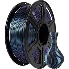 Flashforge 1,75 mm 3D printera filaments 1 kg (PLA daudzkrāsains, dedzināts titāna)