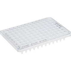 Eppendorf VB-0398 twin.tec PCR tīrīšanas plāksne, 96 sekcijas, puspakete, 250 µL, bezkrāsaina, 25 gab. iepakojums