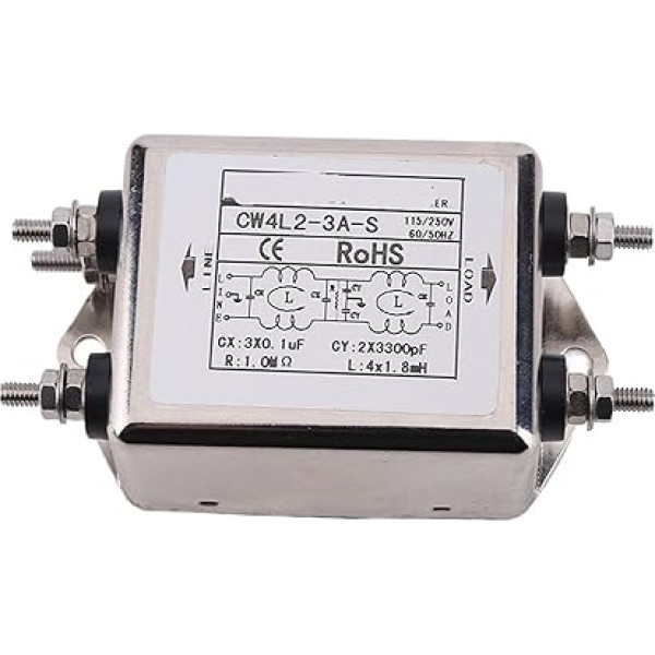 SOEWGAIJI CW4L2-3A/6A/6A/10A/20A-S divpusējais Bolzenstromfilter 220 V bezvadu filtrs (CW4L2-20A-S)