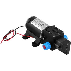 Bomba de agua de diaphragma autocebante DC 12V Hi-Druckwasserpumpe 116psi Selbstprimierendes Campingboot 5l/min (izmērs: 12V 8L-100W)