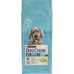 Purina dog chow puppy didelių veislių šuniukai 14kg