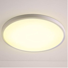 MASLED LED Ultra Thin 38W 3420LM 3000K Warm White Tikai 2cm biezums 80% enerģijas taupīšana iekštelpām, vannas istabai, virtuvei, birojam, veikalam utt. | bez apgaismojuma