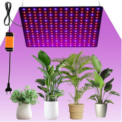 OROMYO Plant Lamp LED Full Spectrum 225 LEDs 1000 W Plant Lamp Cultivation with 4 Hooks Plant Light Hanging LED Grow Light for Greenhouse Plants, Vegetables, Flowers (Red + Blue)