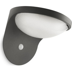 Philips myGarden Dusk Motion Sensor Saules enerģijas sienas lampa - antracīta krāsā (1 x 1W integrēta LED)