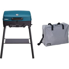 Enders® Explorer Next Pro Camping Gas Grill, aliuminio dangtis, grilio termometras, kepimo, virimo, kepimo funkcija ir transportavimo krepšys dujiniam griliui Explorer 2101, grilio transportavimo krepšys