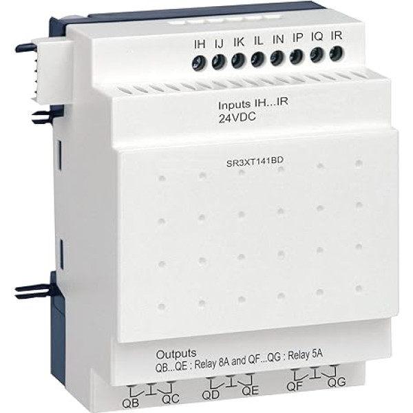 Schneider Electric SR3 X T141BD Releja Zelio II pagarinājums 8E/6S 24 cc