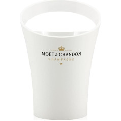 Moet & Chandon Ice Imperial Dom Perignon Champagne White Acrylic Cooler Ice Bucket