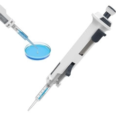 Mavdecll Vienkanāla pipetes, nepārtrauktas 0,5-50 ml pipetes, 5 ātrumu pakāpju pipete, laboratorijas mikropipete ar 5 ml pipetes uzgaļiem, ķīmijas, rūpnieciskiem un zinātniskiem pētījumiem