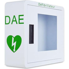 WOLWES AED spintelė, pirmosios pagalbos AED defibriliatoriaus laikymo spintelė su signalizacijos sistema, AED defibriliatoriaus laikymo spintelė, skirta montuoti ant sienos, pirmosios pagalbos rinkinys, širdies defibriliatoriaus laikymo spintelė