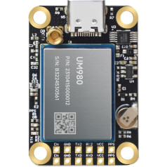 WITMOTION WTRTK-980 GNSS IMU-modulis, ZED-F9P Hochpräzise (GPS+GLONASS+Galileo+BD) pozicionēšana, eingebauter UM980-Chip, 1408-Kanal-Echtzeit-unterstützte alle Frequenzpunkte PPP-Umfrage