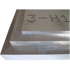 B&T Metal Aluminium Plate Blank Rolled Natural 8.0-50.0 mm biezs pieejams dažādos izmēros