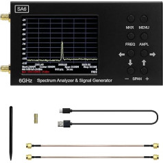 HamGeek SA6 6GHz spektra analizators Signāla ģenerators RF signāla avots