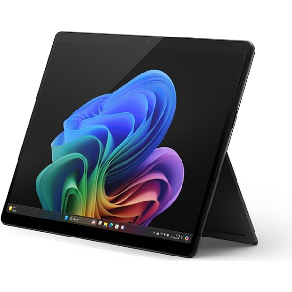 Microsoft Surface Pro | Kopilot+ dators | 13 collu OLED skārienjūtīgais ekrāns | Snapdragon® X Elite | 16 GB RAM | 512 GB SSD | Jaunākais modelis, 11. izdevums | Melns