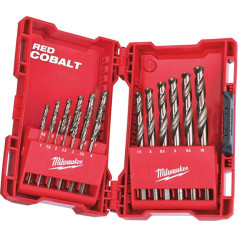 Milwaukee komplekts CX Plastic de 19 Brocas HSS-G Cobal