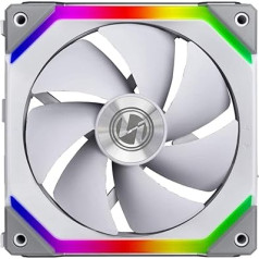 Lian Li UNI Fan SL120 PWM RGB Fan 120 мм, 32 цифровых RGB светодиода, вентилятор 120 мм PWM 0-1900 RPM, современный бесшумный вентилятор для ПК RGB 120 мм, корпусной венти