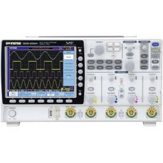 GW INSTEK GDS 3504 4-kanālu osciloskops, digitālais atmiņas osciloskops, joslas platums 500 MHz