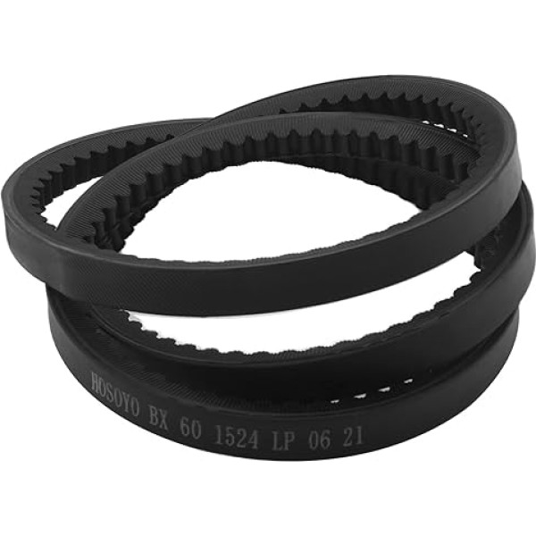 Othmro 1 gab Triangle Belt Industrial Belt BX60 Drive Belt Inner Circumference 60 Industrial Power Gumijas piedziņas rezerves siksna virpām galda zāģi lentzāģi lentzāģi Black