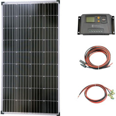 solartronics Complete Set 1 x 130 Watt Solar Module Charge Controller Photovoltaic Island System