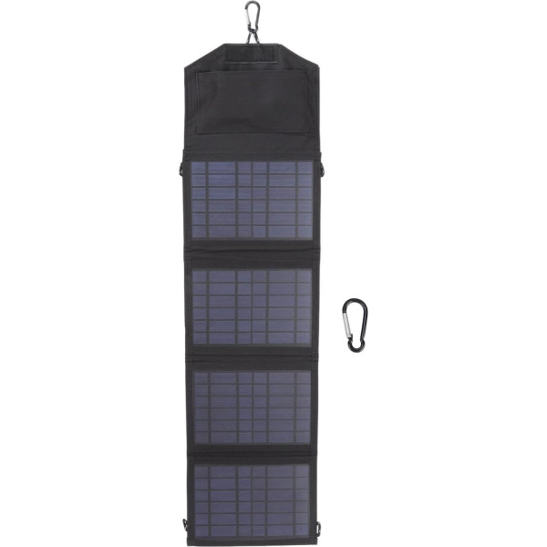 YUMILI Tragbares Solarpanel-Ladegerät - Faltbarer, effizienter PET-Polymer-Oberfläche 14W 5V Universal-Solargenerator, Solarpanel-Ladegerät für Outdoor-Camping