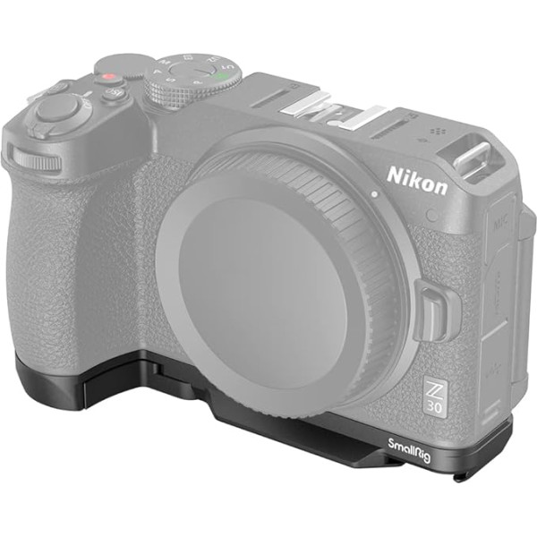 SMALLRIG Z 30 pamatplāksne Nikon Z 30 kamerai, kameras pamatplāksne ar iebūvētu aukstās kurpes stiprinājumu un ātrās atbrīvošanas plāksnīti Arca-Swiss - 3857