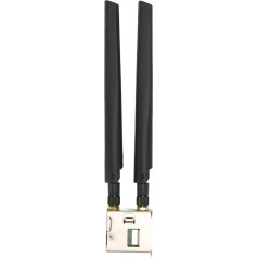 WiFi 6 Dual Band bezvadu karte ar 2 antenām 2,4 Gbps ātrums BT5.1 Mātesplatei saderīgs M.2 CNVI protokols