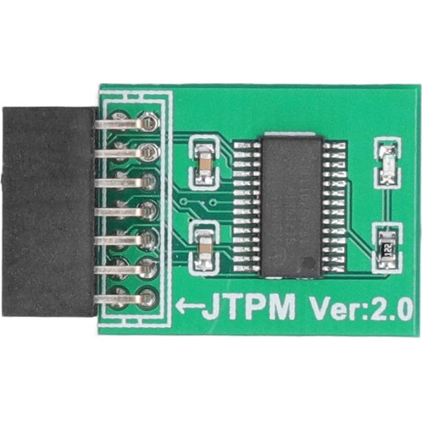 TPM plokštė 14 Pin MSI TPM 2.0 modulis LPC sąsaja Stiprus šifravimas TPM modulio plokštė Win11 Green Kompiuterių pagrindinės plokštės