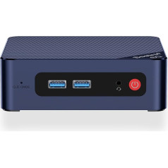 Beelink Mini dators, 12. paaudzes Intel Alder Lake-N100 procesors (līdz 3,40 GHz), EQ12 biroja minidators, 16 GB DDR5, 500 GB SSD, mini galddators, Dual 2,5G Ethernet/Dual HDMI/WiFi 6/WOL/Auto Power On