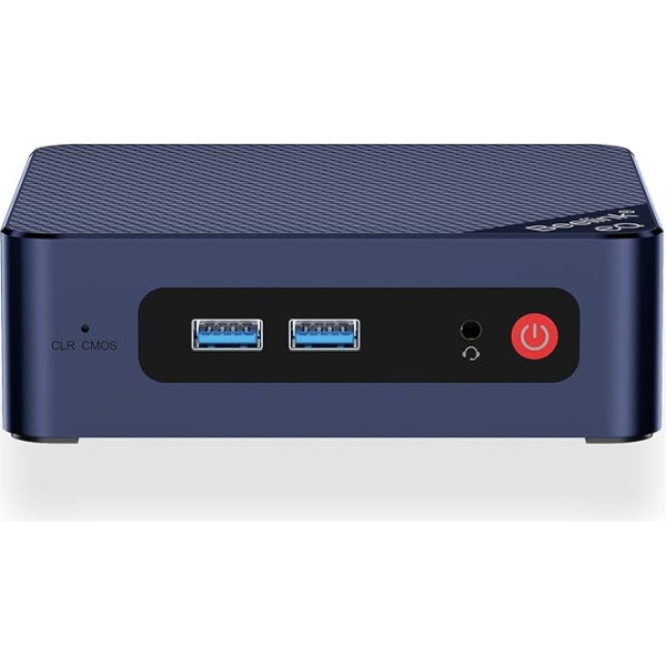 Beelink Mini dators, 12. paaudzes Intel Alder Lake-N100 procesors (līdz 3,40 GHz), EQ12 biroja minidators, 16 GB DDR5, 500 GB SSD, mini galddators, Dual 2,5G Ethernet/Dual HDMI/WiFi 6/WOL/Auto Power On