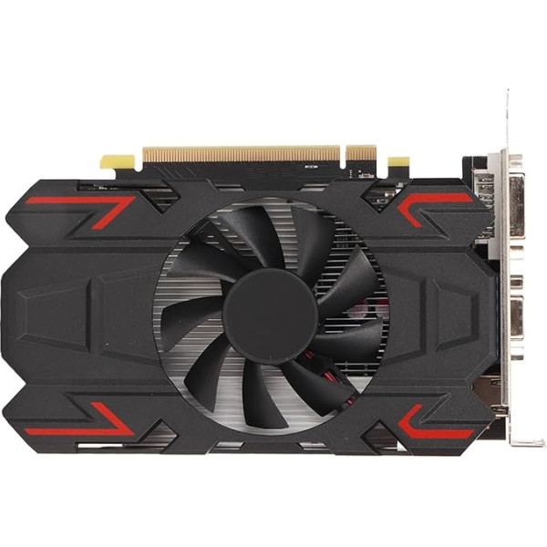 HD6770 žaidimų vaizdo plokštė 4GB GDDR5 128 bitų atskira vaizdo plokštė 775MHz 4800MHz DVI VGA HDMI Žaidimų vaizdo plokštė su tyliu ventiliatoriumi, palaikanti 