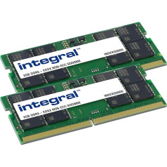 Integrālā 32GB (2 x 16GB) DDR5 RAM 4800MT/s SODIMM atmiņa portatīvajiem datoriem/nebookiem/Macbook PC5-38400 | DDR5 RAM 32GB | DDR 5 | 32GB RAM | 32GB RAM | 32GB RAM | DDR 5 32GB | DDR5 32GB | DDR5 32GB | Atmiņa DDR5