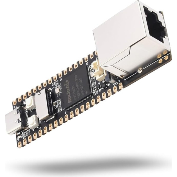 LUCKFOX -Pico-Max ar Ethernet portu - Mini Linux izstrādes plate ar Rockchip RV1106G3 mikroshēmu, 256 MB atmiņas, paredzēta robotu, dronu un citu inteliģento iekārtu izstrādei