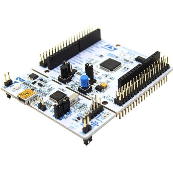 STMICROELECTRONICS NUCLEO-F401RE Dev.kit: STM32 STM32F401RET6 barošanas porti: 2 pamatplates STMic