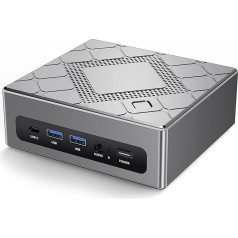 NiPoGi Mini PC Core i5 8259U 16GB DDR4 512GB M.2 SSD Micro Desktop Computer, W11 WiFi 5 BT 4.2 4K HDMI Type-C USB 3.0 Gigabit Ethernet VESA mājas birojam skolai