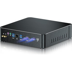 Kinupute Mini PC i9, galddators i9-11900H, 8 kodoli līdz 4,9 GHz, Win-11 Pro, 32G DDR4, 1T NVME SSD, 4K@60Hz HDMI, VGA ports, USB3.0, WiFi6E, BT5.3, Gigabit Ethernet, biznesa/biroja/TPC, VESA