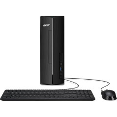 Aspire XC-1785 Galda dators Windows 11 Home - Intel Core i3-14100 - 3,50 GHz (līdz 4,70 GHz), 16 GB DDR5 RAM, 512 GB M.2 PCIe (SSD), Integrēta grafika