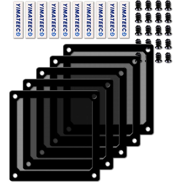 YIMATEECO 120 мм крышки вентилятора, пылевой фильтр, ПК с магнитной рамкой для компьютера, решетка вентилятора, ПК вентилятор, вентилятор охлажде