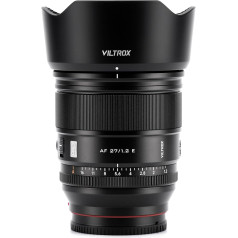 VILTROX 27 mm F1.2 Pro E Mount objektīvs, 27 mm f/1.2 autofokusa liela atvēruma APS-C pamatobjektīvs, saderīgs ar Sony E-Mount bezspoguļa objektīviem a6500 a6600 a6700 a7 a7iv a7iii a7c