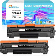 Clywenss CF244A 44A toneris su mikroschema suderinamas su HP 44A CF244A tonerio kasete, skirta spausdintuvui Color Laserjet Pro M15w M15a M17w M17a MFP M28w M28a M30w M30a, 2 juodos spalvos