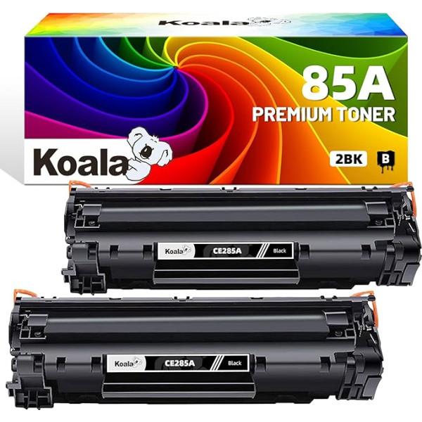 Koala 2 Black 85A Toner Savietojams 85A CE285A tonera kasetnes lādētājs priekš Laserjet Pro P1102 P1102w M1132 M121212nf M1217nfw MFP P1100 M121212 M1217 P1106