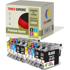 TONER EXPERTE 10 XL LC223 printeru kasetnes saderīgas ar DCP-J4120DW MFC-J4420DW MFC-J4620DW MFC-J4620DW MFC-J4625DW MFC-J480DW MFC-J5320DW MFC-J5620DW MFC-J5625DW MFC-J5720DW MFC-J680DW MFC-J880DW