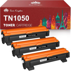 Toner Kingdom TN1050 Savietojams ar Toner Brother TN 1050 TN-1050 Rezerves toneris Brother DCP 1612W DCP-1612W MFC 1910W MFC-1910W HL 1110 HL 1210W MFC 1810 DCP 1510 HL 1212W HL-1212WDCP 15 112 HL