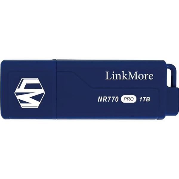 LinkMore NR770 1TB USB 3.2 Gen2 atmintinė, skaitymo greitis iki 1000 MB/s, įrašymo greitis iki 800 MB/s, miniatiūrinis diskas