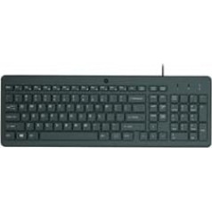 HP 664R5AA 150 vadu tastatūra, 12 īsceļu taustiņi ar Fn taustiņu, ciparu tastatūra, melna