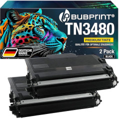 Bubprint 2 Toner kompatibel als Ersatz für Brother TN3480 für HL-L5100DN HL-L5100DNT HL-L5100DNT HL-L5100DNT MFC-L5750DW HL-L5200DW HL-L5000D MFC-L5700DN HL-L6400DWT DCP-L5500DN HL-L6300DW MFC-L6800DW