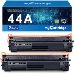 MYCARTRIDGE 44A CF244A saderīgs ar HP 44A CF244A toneris, kas paredzēts HP mfp m28w, HP Laserjet Pro m15w tonerim, M28-M31 M14-M17 (2 melni)