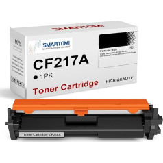 SMARTOMI 17A CF217A saderīga tonera kasetne, kas paredzēta lāzera printeru Laserjet Pro MFP M130FW M130NW M130A M130A M130FN M102W M102A (melna, 1 iepakojums)