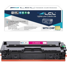 LCL saderīgs tonera kasetne 415A W2033A (ar mikroshēmu) (1Magenta) Saderīgs ar HP Color Laserjet PRO M454 M454DW M454NW M454DN M479 M479FDN M479FNW M479DW M479FDW. MFP M480f MFP M455dn