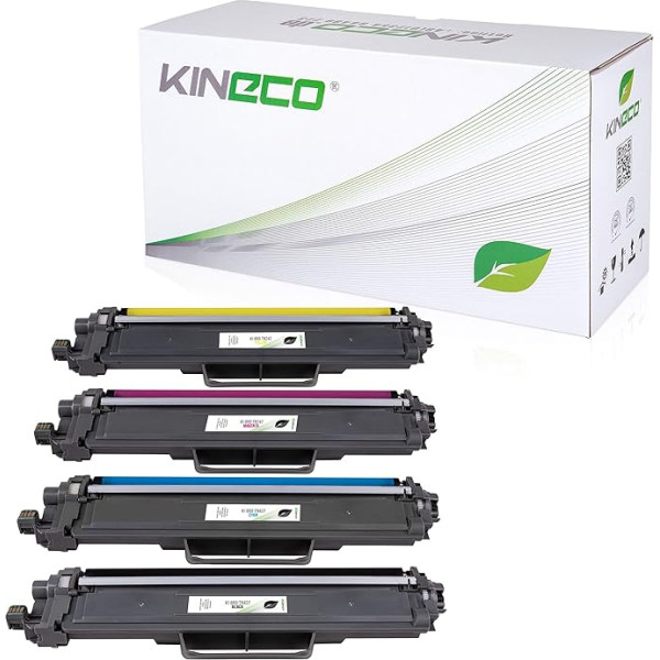 Kineco 4 Tonera kasetnes, kas saderīgas ar Brother TN-247 TN247, priekš Brother HL-3210CW HL-L3230CDW HL-L3270CDW